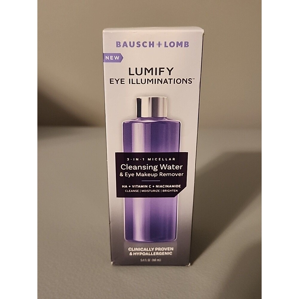 Bausch + Lomb Lumify Eye Illuminations Micellar Cleansing Water 5.4 oz Vitamin C
